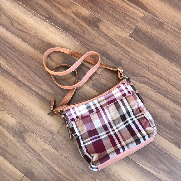 Plaid crossbody bag - Picture 2 of 3